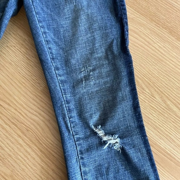 Pistola Audrey Side Stripe Distressed Ankle Skinny Jeans Women’s 25 - Picture 6 of 9